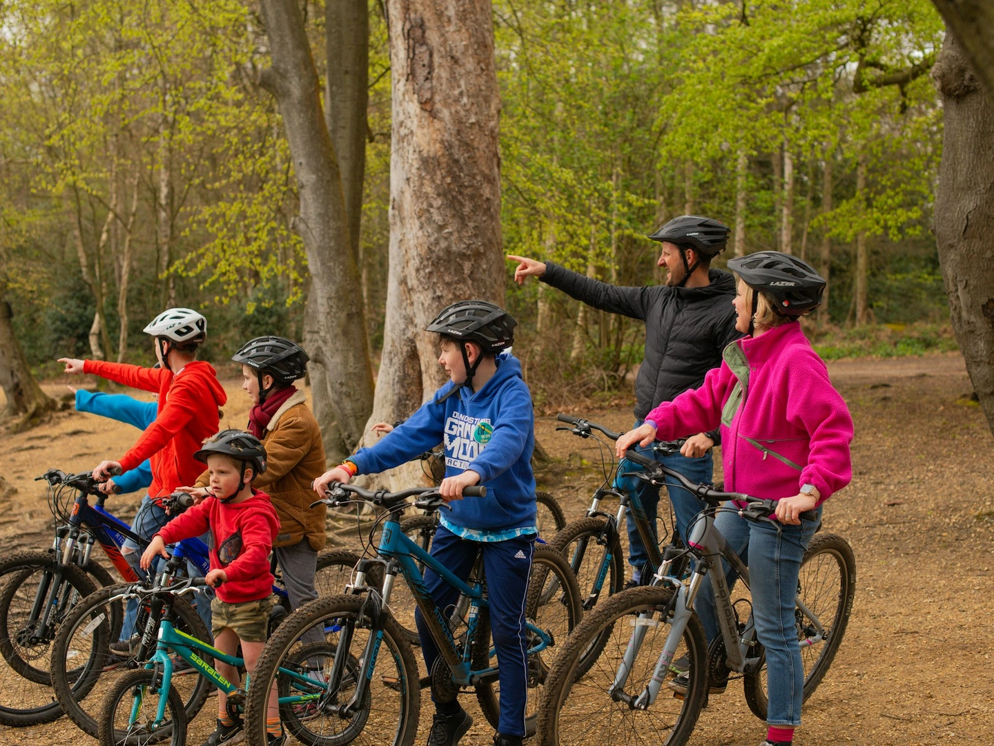 Bike hire equipment at Go Ape Bedgebury