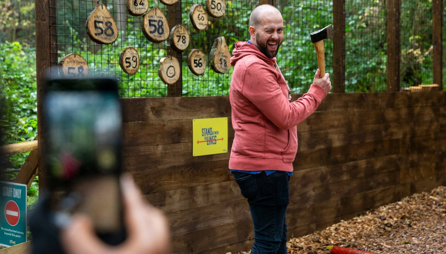 Axe Throwing wink
